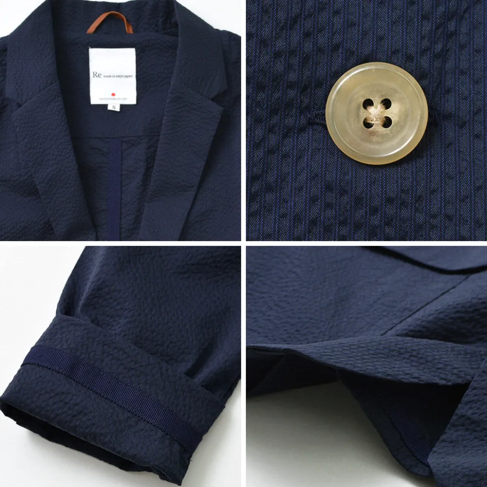 RE MADE IN TOKYO JAPAN Jackets^/ Coolmax seersucker jacket