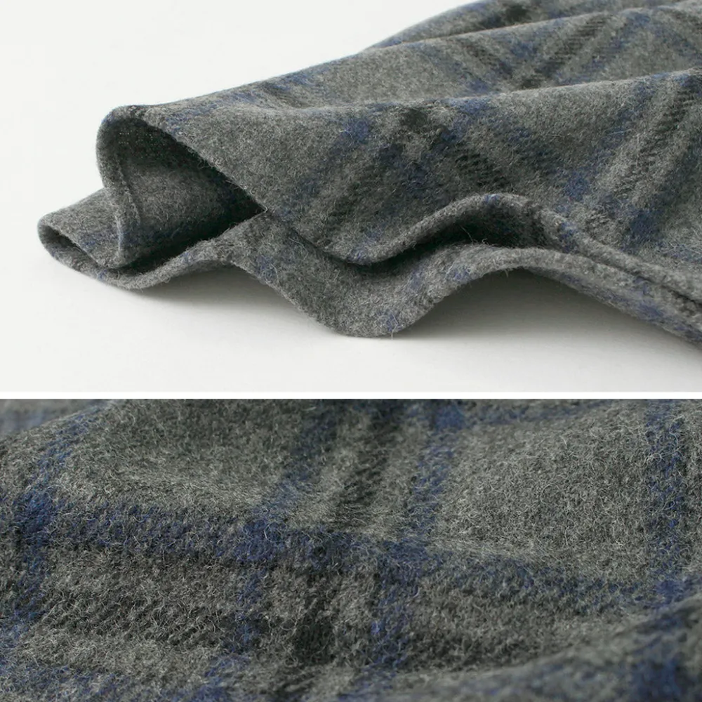 RE MADE IN TOKYO JAPAN Shirts^/ Craft Wool Check CPO Button Down Shirt