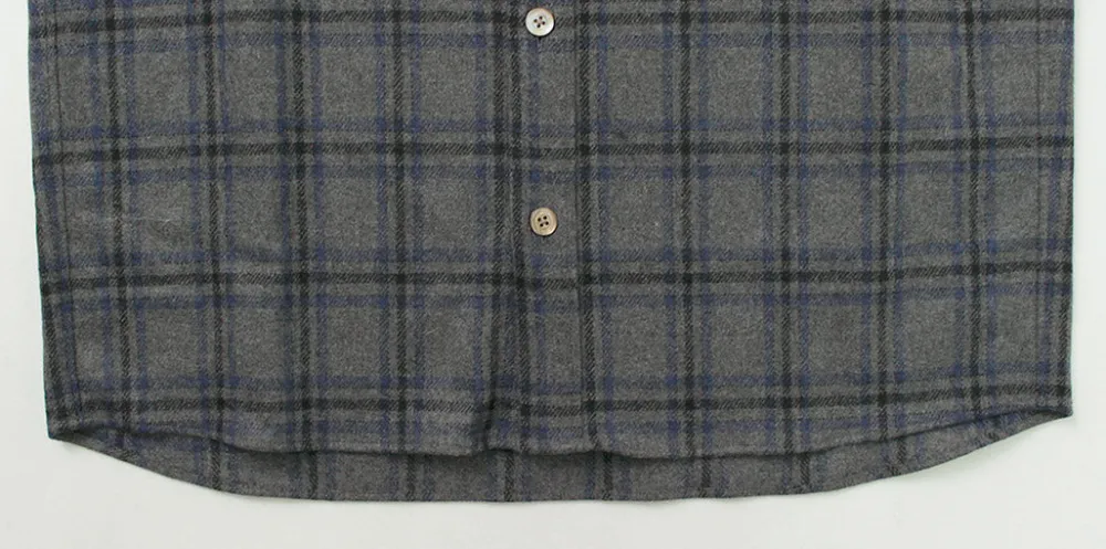 RE MADE IN TOKYO JAPAN Shirts^/ Craft Wool Check CPO Button Down Shirt
