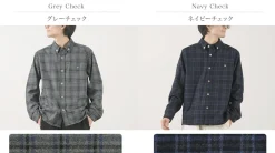 RE MADE IN TOKYO JAPAN Shirts^/ Craft Wool Check CPO Button Down Shirt