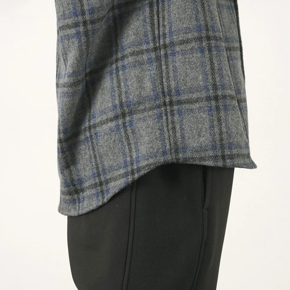RE MADE IN TOKYO JAPAN Shirts^/ Craft Wool Check CPO Button Down Shirt