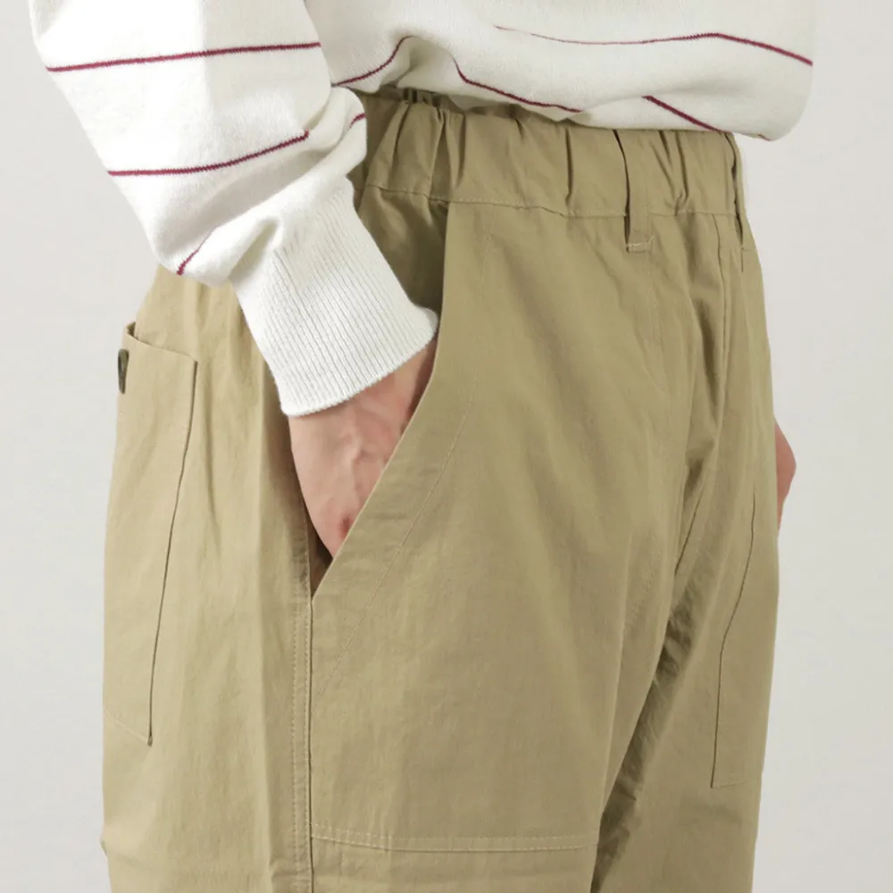 RE MADE IN TOKYO JAPAN Trousers^/ Cotton Nylon Easy Slacks