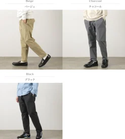 RE MADE IN TOKYO JAPAN Trousers^/ Cotton Nylon Easy Slacks