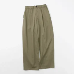 RE MADE IN TOKYO JAPAN Work Pants & Chinos^/ Cotton hard twill tuck wide pants
