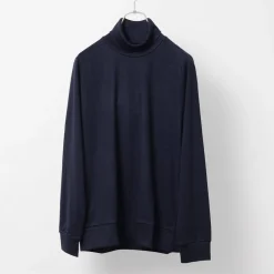 RE MADE IN TOKYO JAPAN Knits^/ Dress Wool Jersey Turtleneck