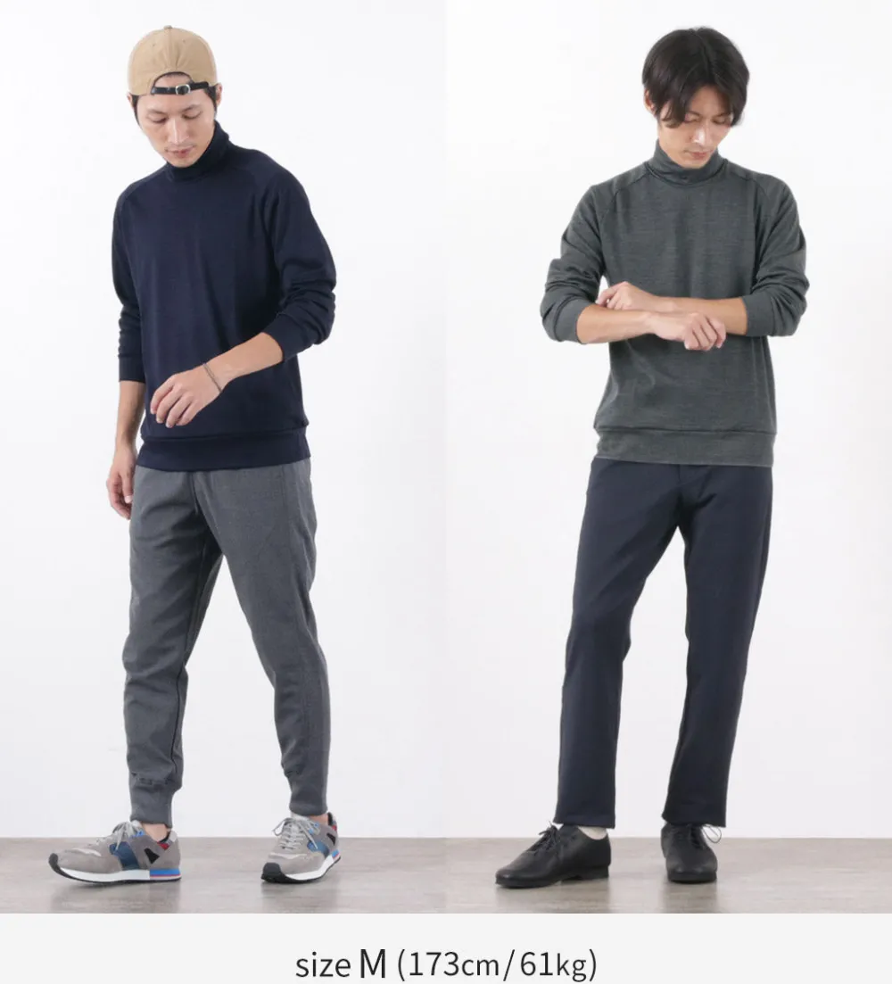 RE MADE IN TOKYO JAPAN Knits^/ Dress Wool Jersey Turtleneck