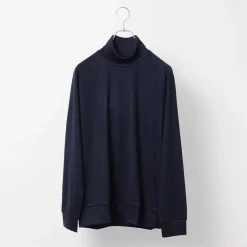 RE MADE IN TOKYO JAPAN Knits^/ Dress Wool Jersey Turtleneck