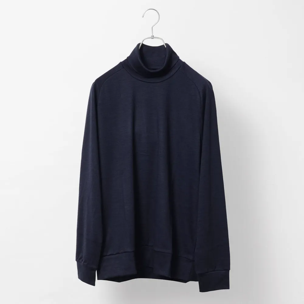 RE MADE IN TOKYO JAPAN Knits^/ Dress Wool Jersey Turtleneck