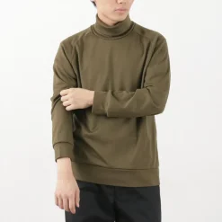 RE MADE IN TOKYO JAPAN Knits^/ Dress Wool Jersey Turtleneck