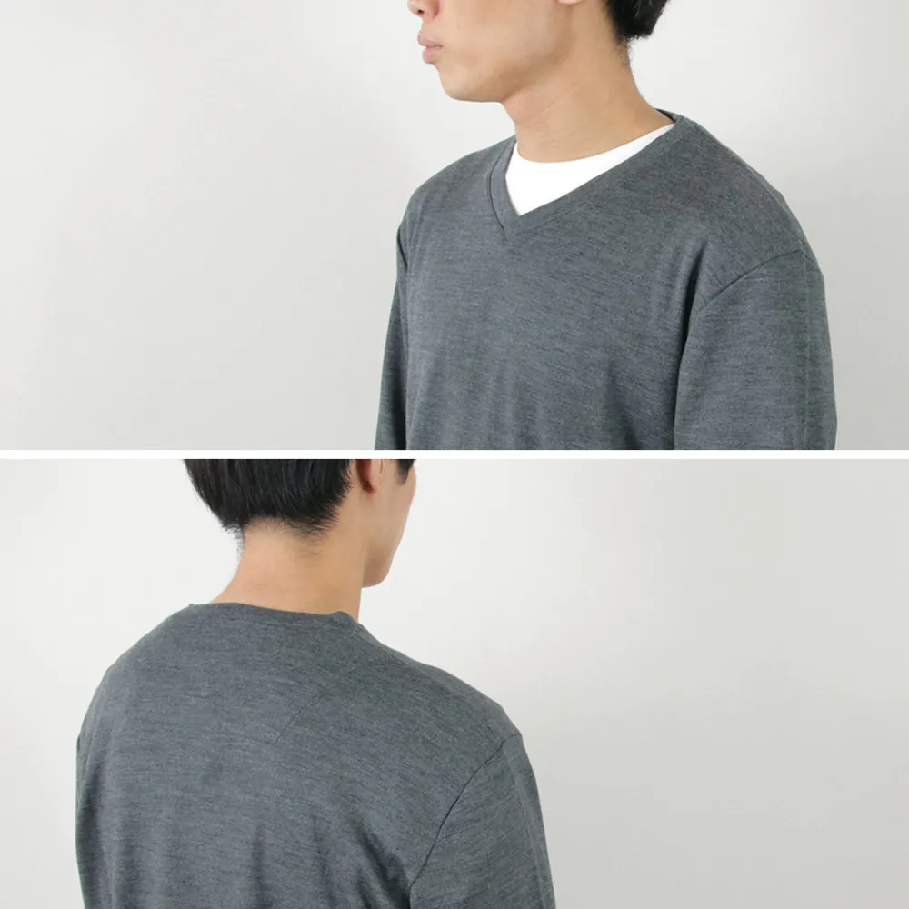 RE MADE IN TOKYO JAPAN Knits^/ Dress Wool Knit V-Neck