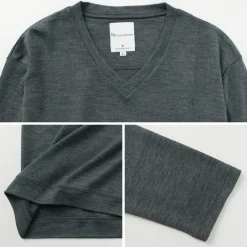RE MADE IN TOKYO JAPAN Knits^/ Dress Wool Knit V-Neck
