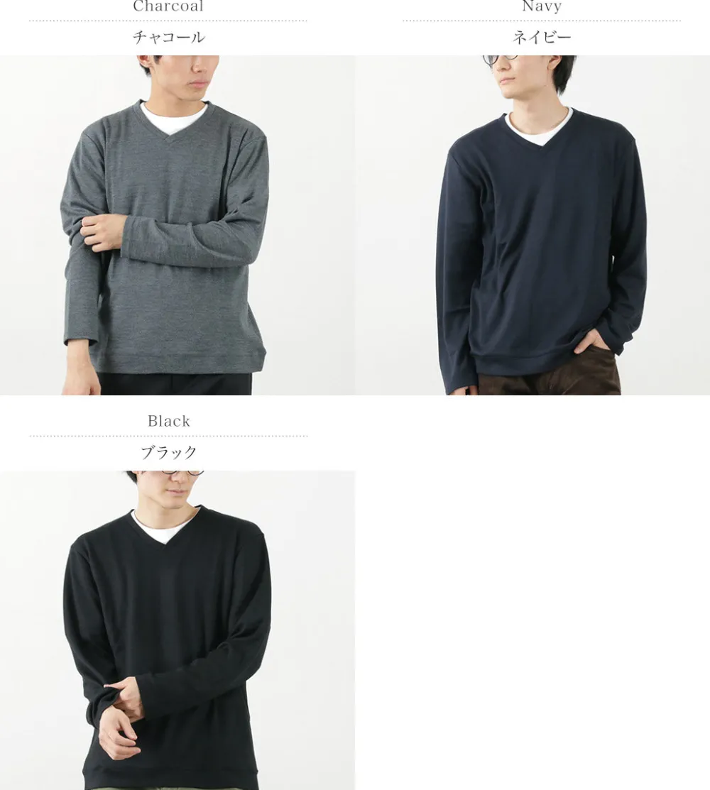 RE MADE IN TOKYO JAPAN Knits^/ Dress Wool Knit V-Neck