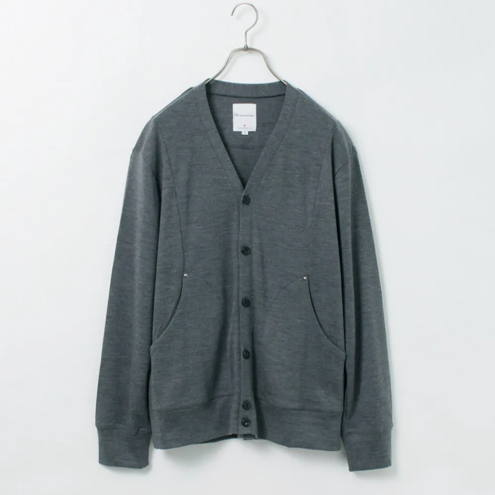 RE MADE IN TOKYO JAPAN Cardigans^/ Dress Wool Knit Round Cut Cardigan