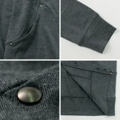 RE MADE IN TOKYO JAPAN Cardigans^/ Dress Wool Knit Round Cut Cardigan