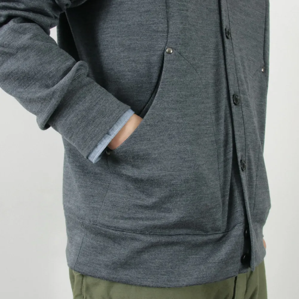 RE MADE IN TOKYO JAPAN Cardigans^/ Dress Wool Knit Round Cut Cardigan
