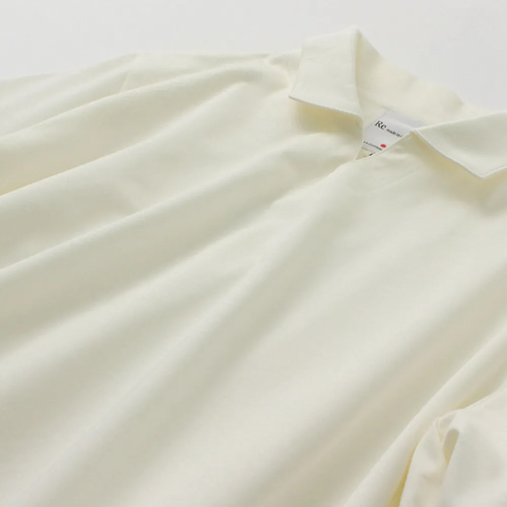 RE MADE IN TOKYO JAPAN T-Shirts^/ Dress Organic Cotton Skipper Polo Shirt