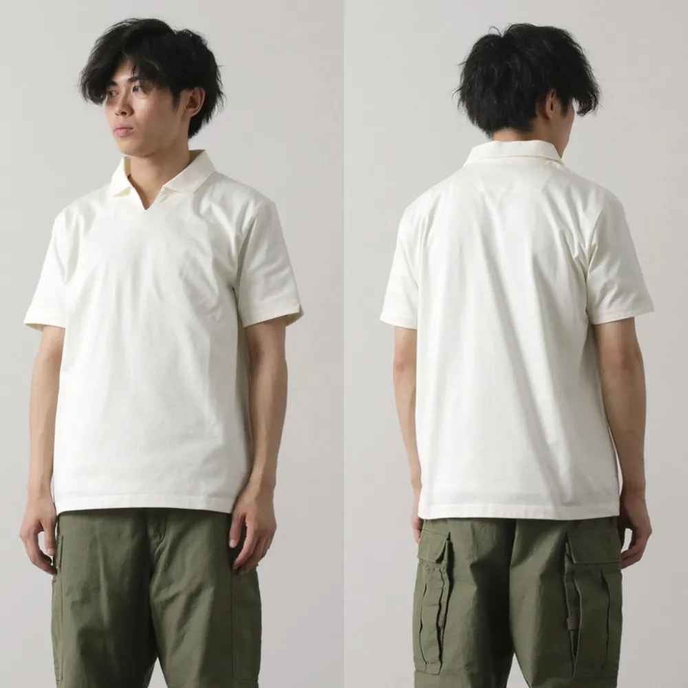 RE MADE IN TOKYO JAPAN T-Shirts^/ Dress Organic Cotton Skipper Polo Shirt