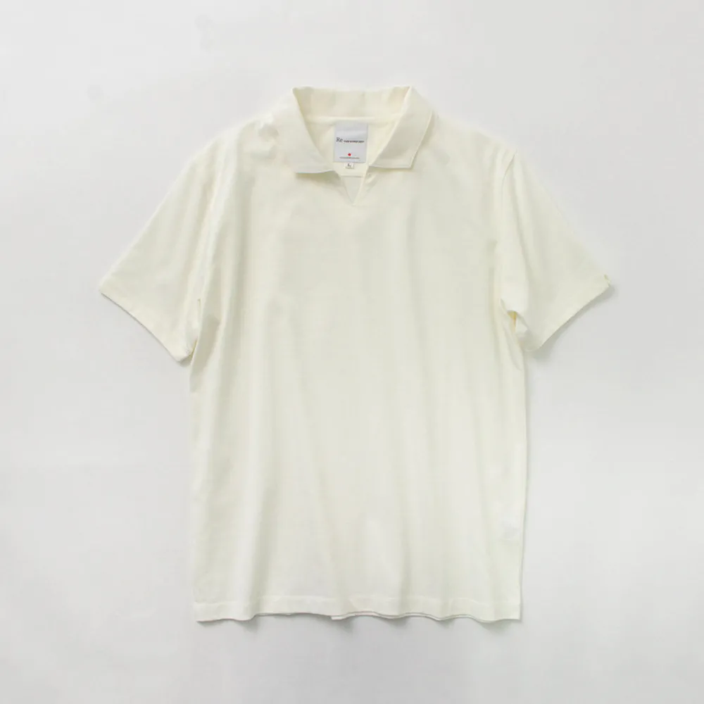 RE MADE IN TOKYO JAPAN T-Shirts^/ Dress Organic Cotton Skipper Polo Shirt