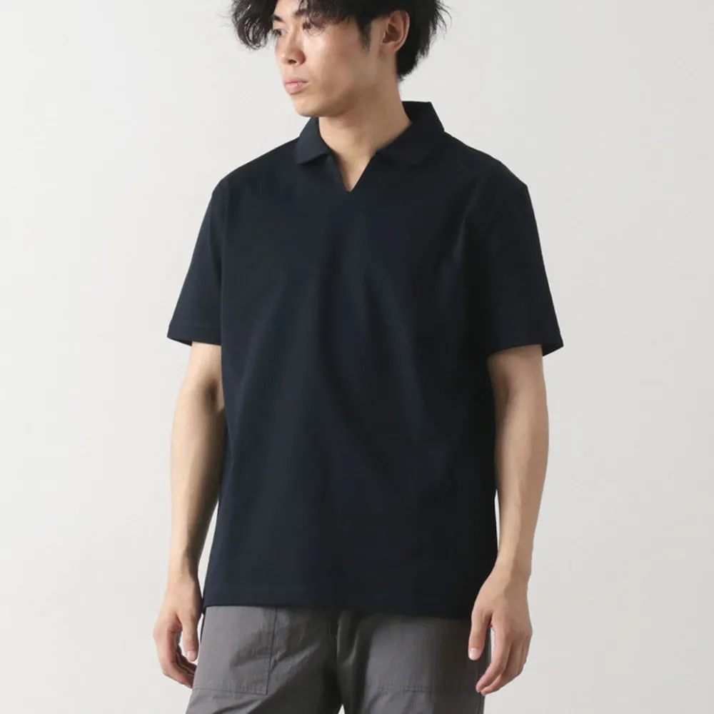 RE MADE IN TOKYO JAPAN T-Shirts^/ Dress Organic Cotton Skipper Polo Shirt