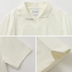 RE MADE IN TOKYO JAPAN T-Shirts^/ Dress Organic Cotton Skipper Polo Shirt