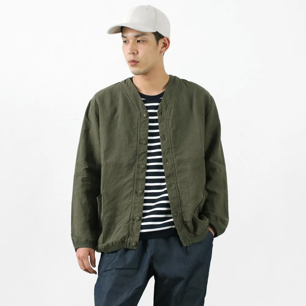 RE MADE IN TOKYO JAPAN Cardigans^/ French Linen Cardigan