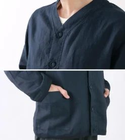 RE MADE IN TOKYO JAPAN Cardigans^/ French Linen Cardigan