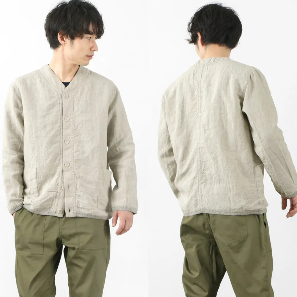 RE MADE IN TOKYO JAPAN Cardigans^/ French Linen Cardigan
