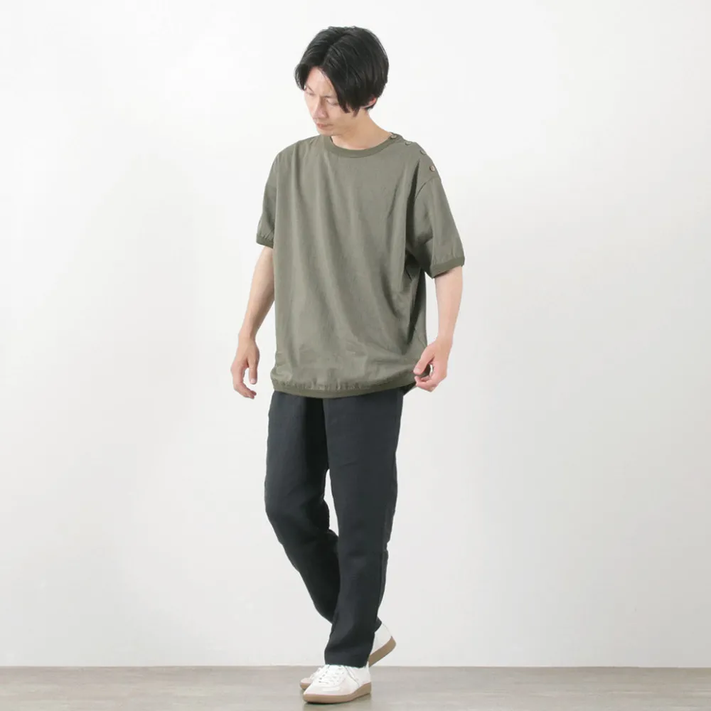 RE MADE IN TOKYO JAPAN Trousers^/ French Linen Tucked Pants