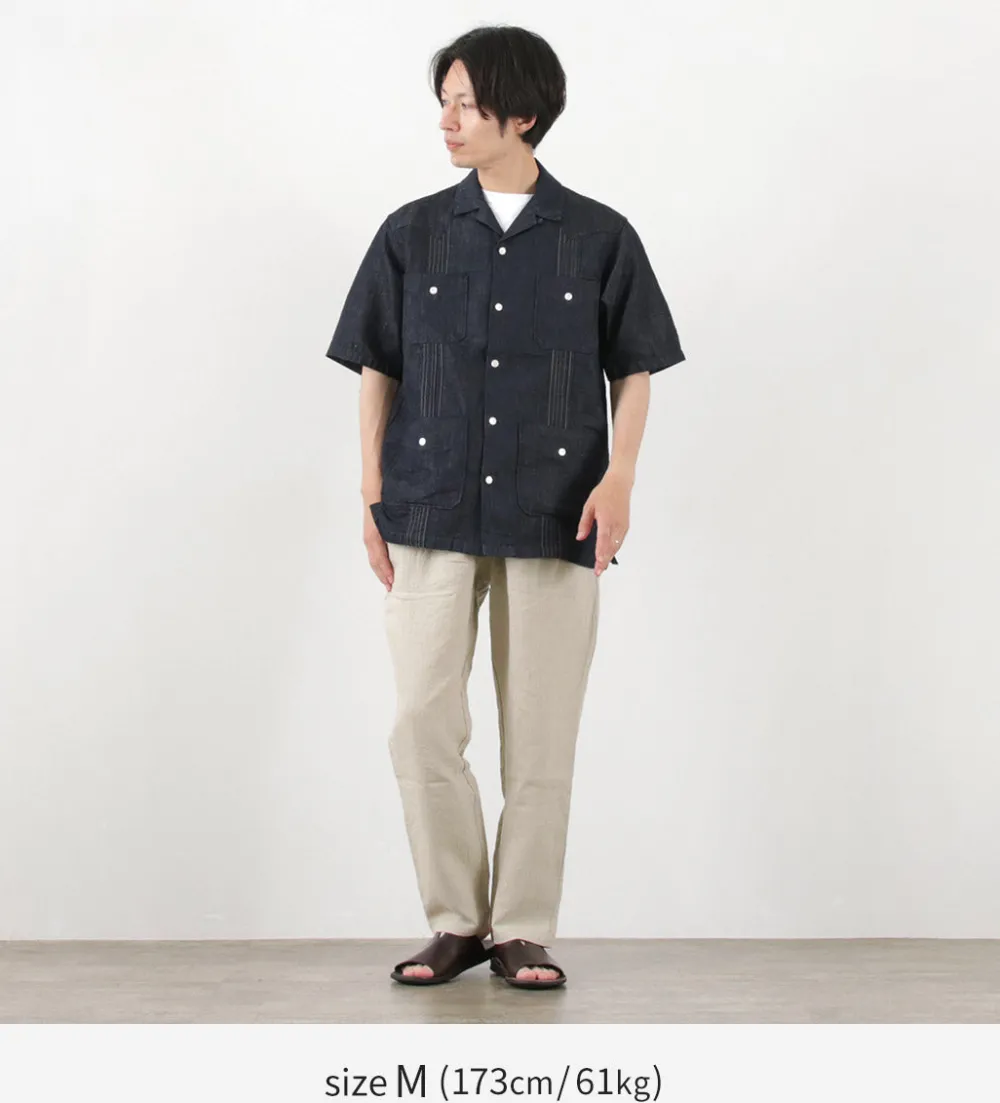 RE MADE IN TOKYO JAPAN Trousers^/ French Linen Tucked Pants