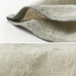 RE MADE IN TOKYO JAPAN T-Shirts^/ French Linen Henley Neck T-Shirt