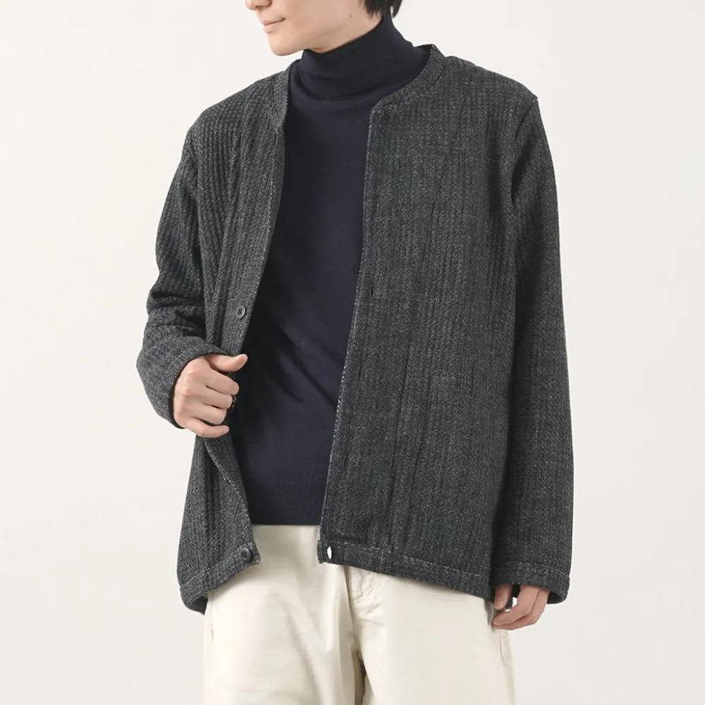 RE MADE IN TOKYO JAPAN Cardigans^/ Glen Check Fleece Cardigan