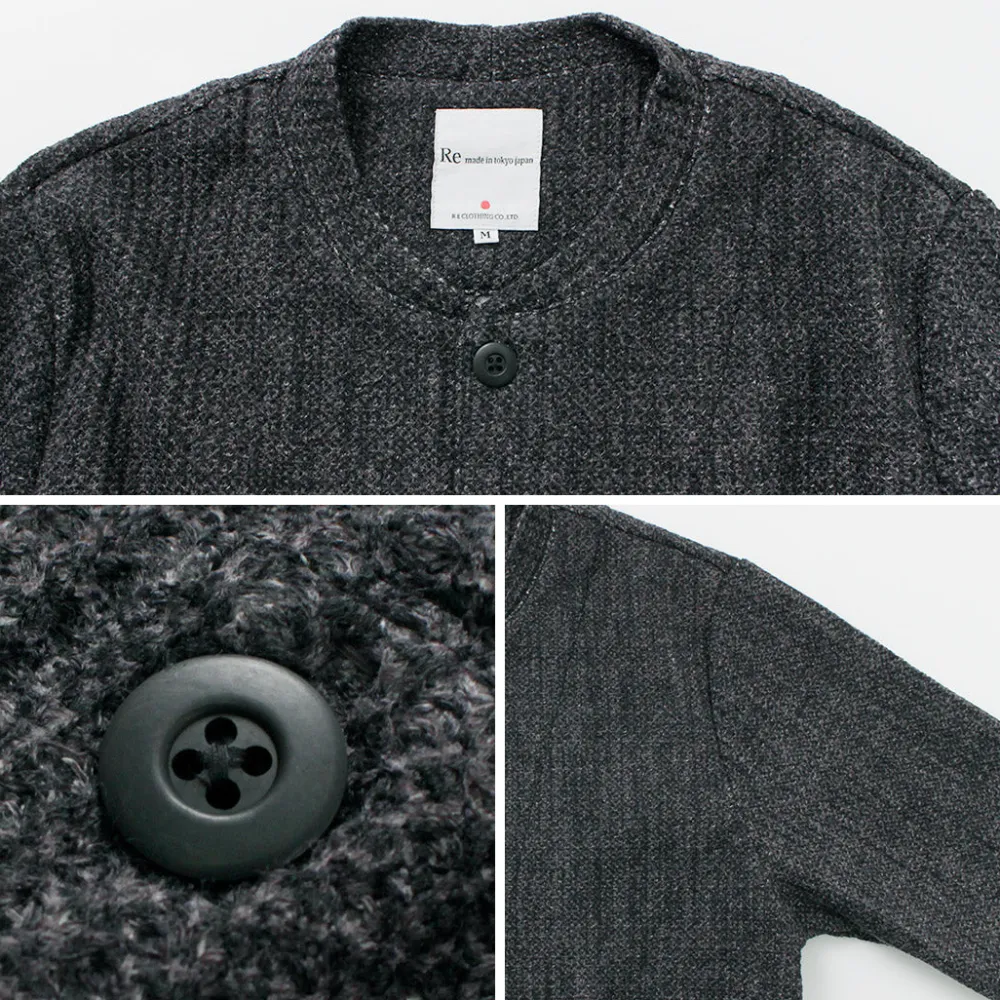RE MADE IN TOKYO JAPAN Cardigans^/ Glen Check Fleece Cardigan