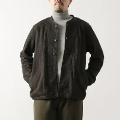 RE MADE IN TOKYO JAPAN Cardigans^/ Glen Check Fleece Cardigan