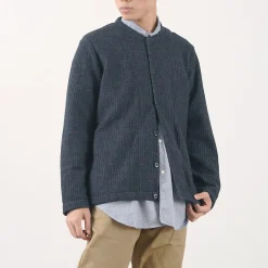 RE MADE IN TOKYO JAPAN Cardigans^/ Glen Check Fleece Cardigan
