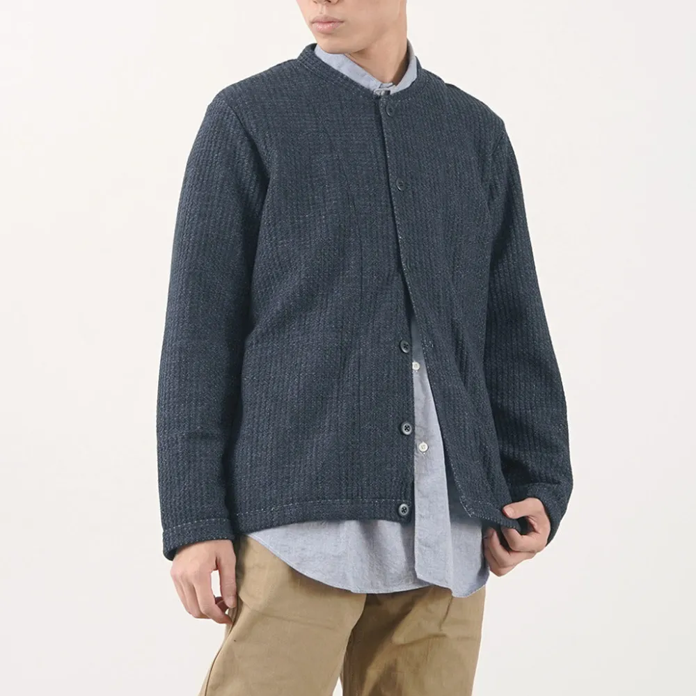 RE MADE IN TOKYO JAPAN Cardigans^/ Glen Check Fleece Cardigan