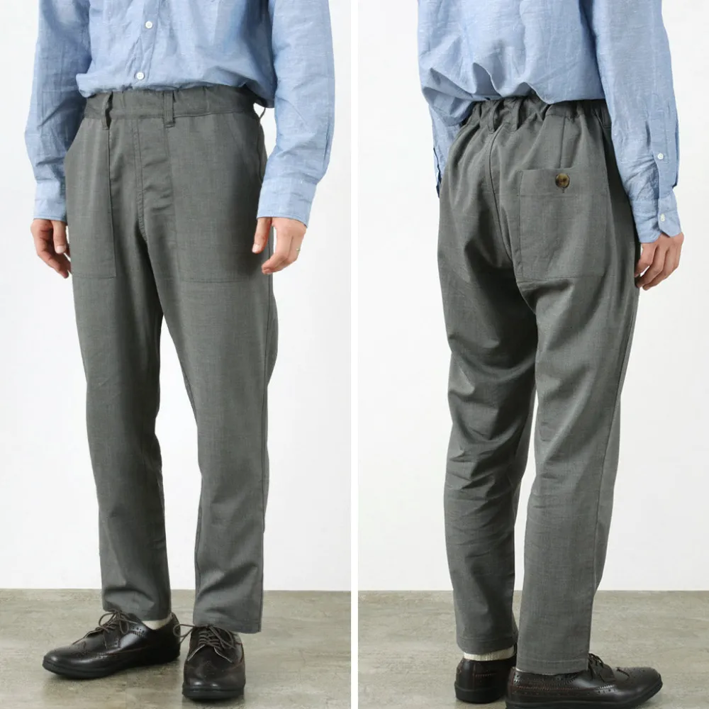 RE MADE IN TOKYO JAPAN Trousers^/ High Twist Tro Dress Easy Slacks