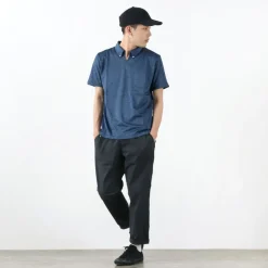 RE MADE IN TOKYO JAPAN T-Shirts^/ Indigo Kanoko Button Down Skipper BD Skipper