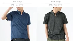 RE MADE IN TOKYO JAPAN T-Shirts^/ Indigo Kanoko Button Down Skipper BD Skipper