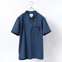 RE MADE IN TOKYO JAPAN T-Shirts^/ Indigo Kanoko Button Down Skipper BD Skipper
