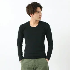 RE MADE IN TOKYO JAPAN T-Shirts^/ Long Sleeve Perfect Innerwear U Neck