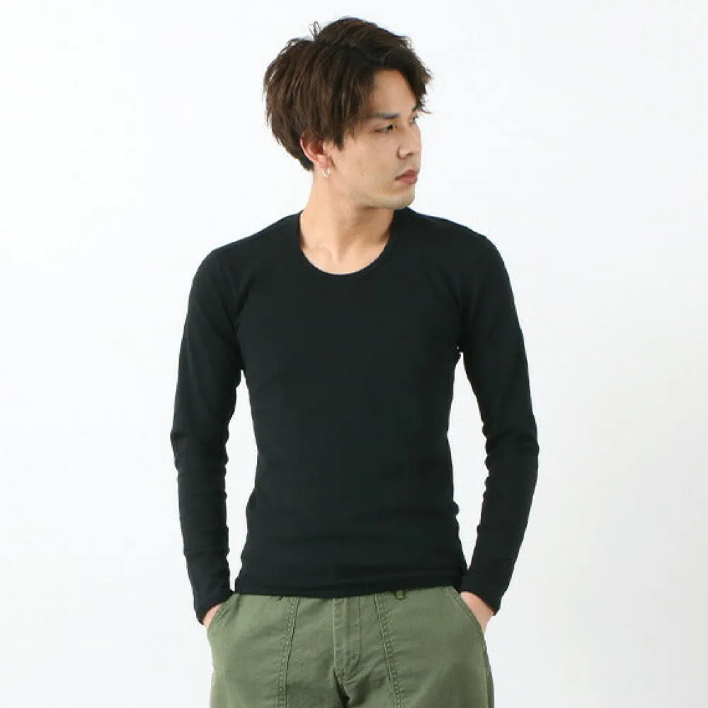 RE MADE IN TOKYO JAPAN T-Shirts^/ Long Sleeve Perfect Innerwear U Neck