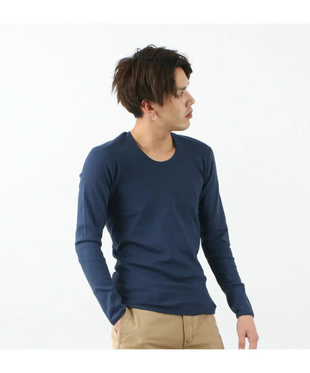 RE MADE IN TOKYO JAPAN T-Shirts^/ Long Sleeve Perfect Innerwear U Neck