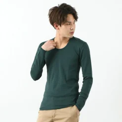 RE MADE IN TOKYO JAPAN T-Shirts^/ Long Sleeve Perfect Innerwear U Neck