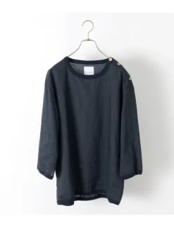 RE MADE IN TOKYO JAPAN Shirts^/ Linen Canvas Button Basque / 7 Minute Sleeve
