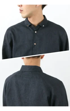 RE MADE IN TOKYO JAPAN Shirts^/ Linen Canvas Split Raglan Shirt