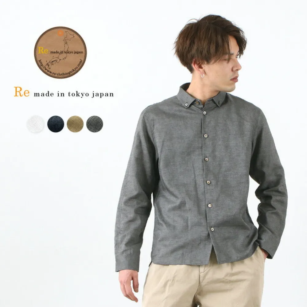 RE MADE IN TOKYO JAPAN Shirts^/ Linen Canvas Split Raglan Shirt