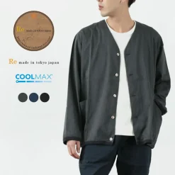 RE MADE IN TOKYO JAPAN Cardigans^/ Linen Coolmax Shirt Cardigan