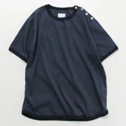RE MADE IN TOKYO JAPAN T-Shirts^/ Linen Coolmax Button Basque