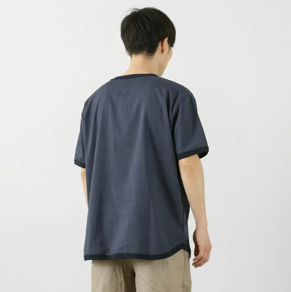 RE MADE IN TOKYO JAPAN T-Shirts^/ Linen Coolmax Button Basque