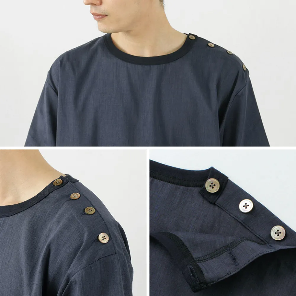 RE MADE IN TOKYO JAPAN T-Shirts^/ Linen Coolmax Button Basque